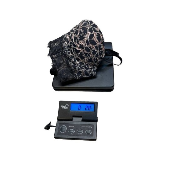 Victorias Secret Dream Angels Padded Demi Bra Long Line Black Lace Mesh 32D - Picture 7 of 7